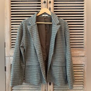 Madewell Classic Houndstooth Women's Blazer